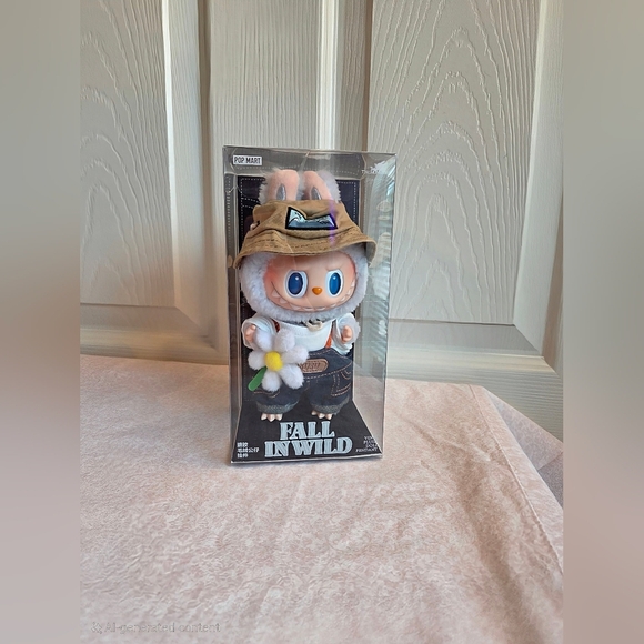 Labubu “Fall In Wild” Plush Pendant – Pop Mart Collectible Charm (BNIB, Sealed) - Picture 7 of 9